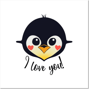 Penguin I love you! Posters and Art